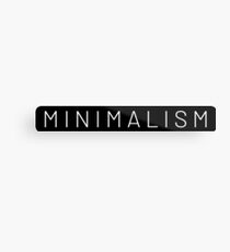 Minimalismus Metalldruck