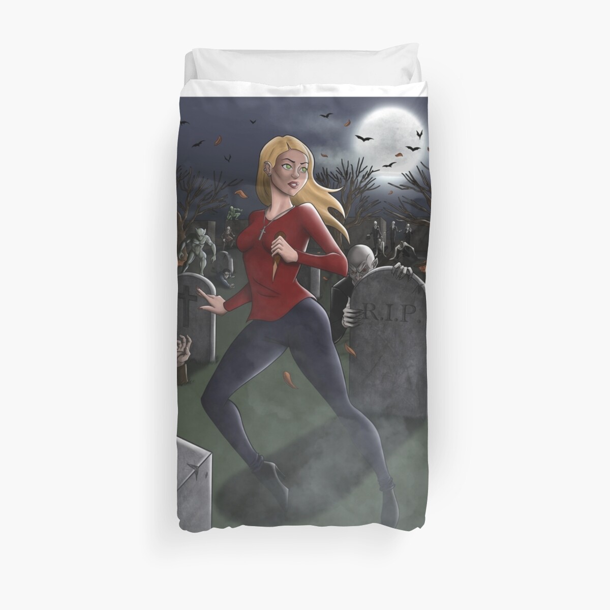 "Buffy The Vampire Slayer " Duvet Covers by Matt Simas Redbubble