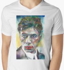 BORIS PASTERNAK - watercolor portrait.1 Men's V-Neck T-Shirt