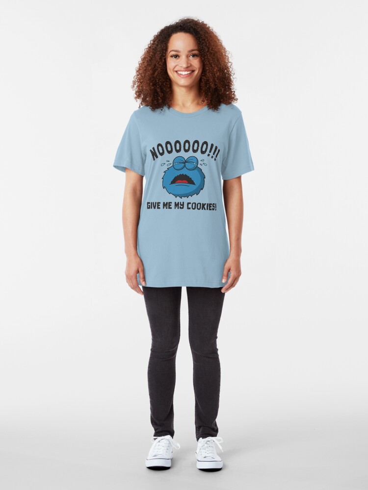 Alternative Ansicht von GDPR No More Cookies Monster - Funny GDPR Gift Slim Fit T-Shirt