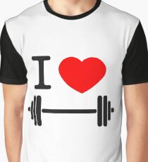 I love weights Graphic T-Shirt