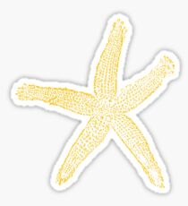 Yellow Starfish Sticker