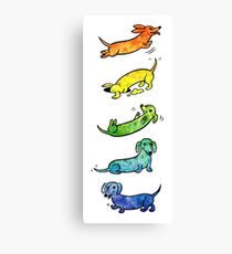 Lienzo Dachshunds Acuarela