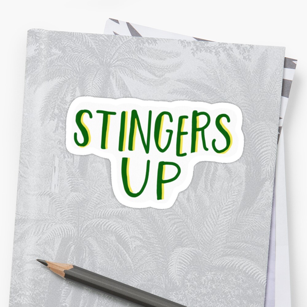 stingers-up-sac-state-sticker-by-simplypaints-redbubble