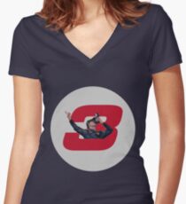 DannyRic Women's Fitted V-Neck T-Shirt