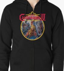Sudadera con capucha y cremallera Super Castlevania