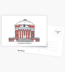 University of Virginia Rotunda color Postcards
