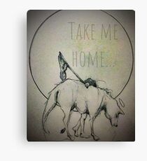 Take Me Home Fundraiser Canvas Print