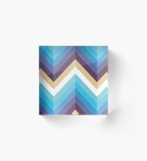 Zig Zag Acrylic Block