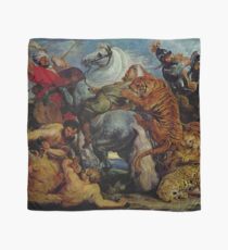 Hunting Scene Rubens Flemish art Style | Painting Art Design Scarf