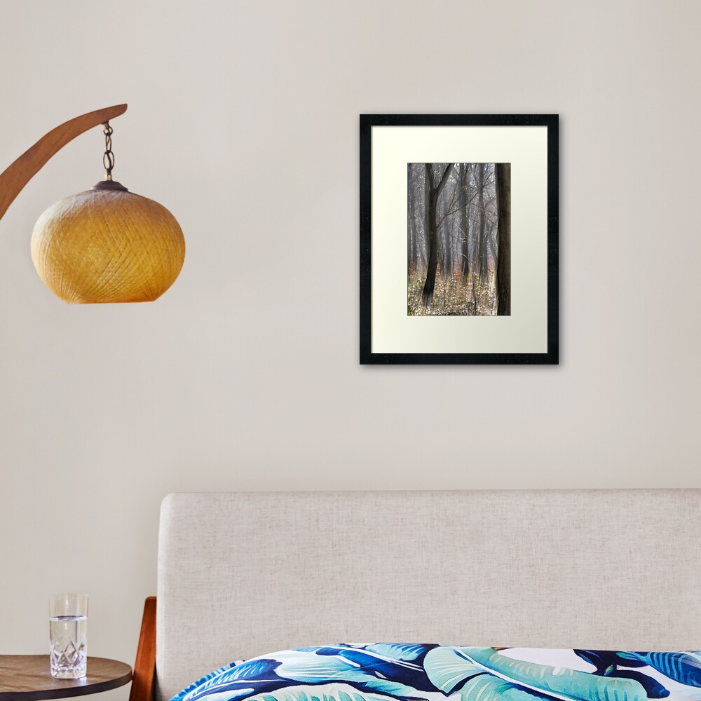 Movement of the Trees Framed Art Print