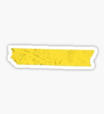 Yellow Stripe Sticker