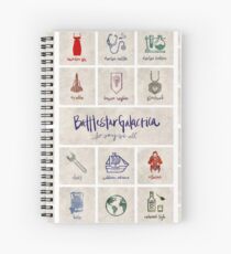 Battlestar Galactica - Minimalist Poster Spiral Notebook