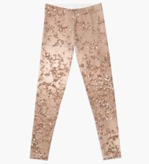 Rose Gold Crackle Leggings