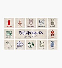 Battlestar Galactica - Minimalist Poster 2 Photographic Print