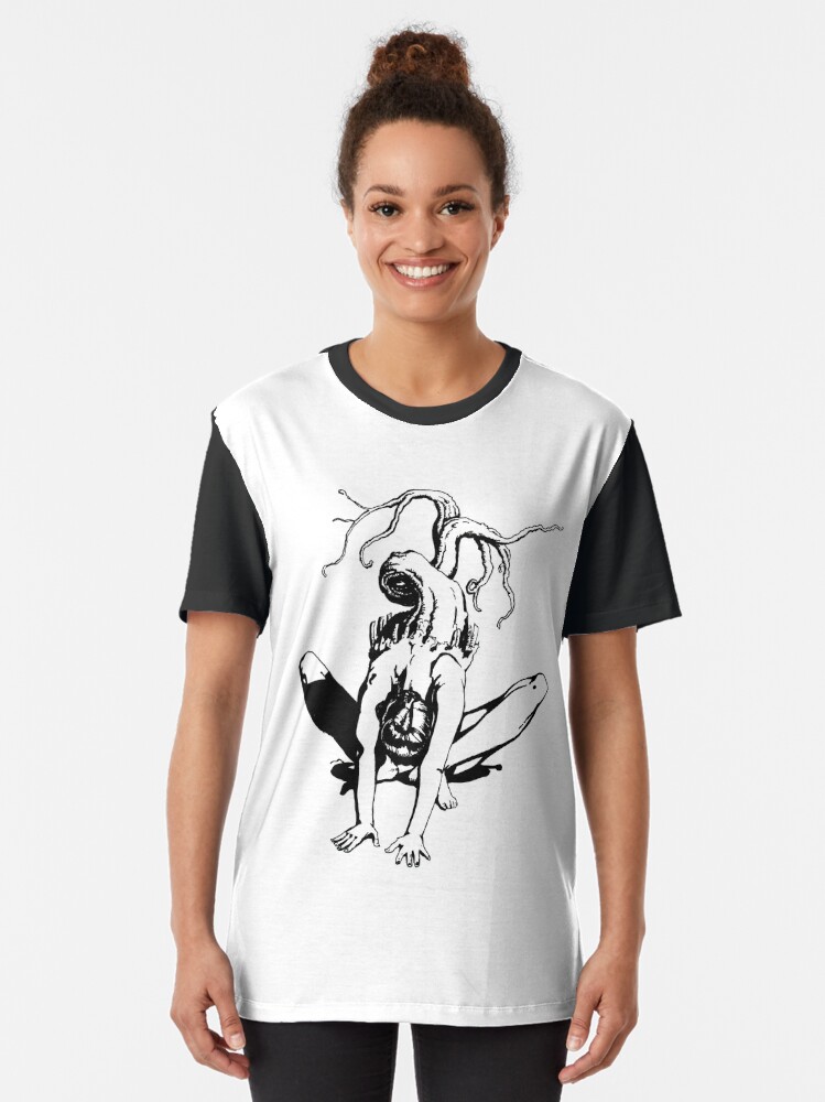 Alternate view of Growth | Ink Drawing Graphic T-Shirt