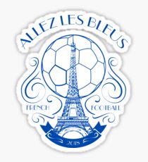 French Football 2018 Allez les Bleus Sticker