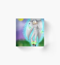 Silver the Hedgehog Acrylic Block