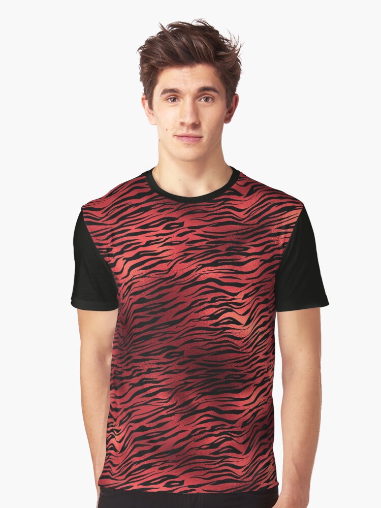 red tiger print dress