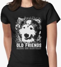 Funny Old Friends Senior Dog Sanctuary Tee Women's Fitted T-Shirt