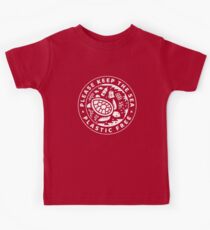 Please Keep the Sea Plastic Free Underwater Scene Kids Tee
