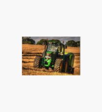 Tractor and the Baler Art Board