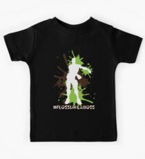 Floss Dance - Floss Like a Boss - Green/Brown Kids Tee