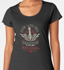 When Life Gets Complicated I Play Ukulele Women's Premium T-Shirt