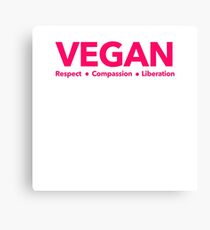 Vegan Canvas Print