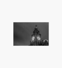 Top of the Liver Building tower Art Board