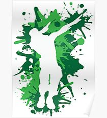Dab Dance - Green Poster