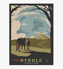 Besuche Hyrule Fotodruck