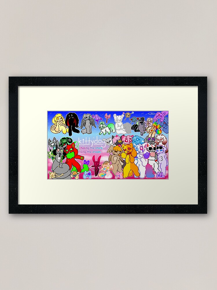 Kittydog Youtube Banner Framed Art Print By Kittydogcrystal