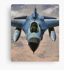 F-16 Falcon Jet Fighter Canvas Print