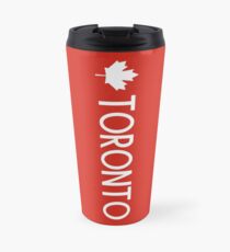 Toronto (White Maple Leaf) Travel Mug