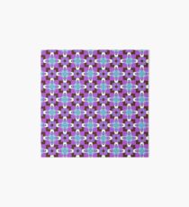retro artwork style sixties seamless colorful repeat pattern Art Board