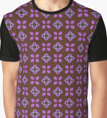 square style sixties seamless colorful repeat pattern Graphic T-Shirt