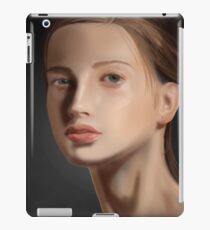 Beautiful Girl Portrait Painting iPad Case/Skin