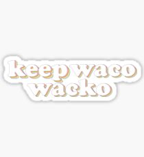 Groovy Halten Waco Waco Sticker