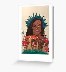 Mushroom Queen Greeting Card