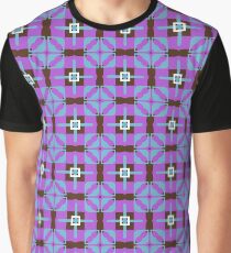 retro shapes decor seamless colorful repeat pattern Graphic T-Shirt