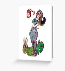 Vampire nurse Greeting Card