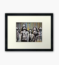 ICY and SOT Mural - Brooklyn Framed Print