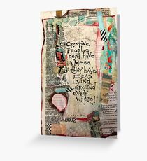 Creative Mess Greeting Card