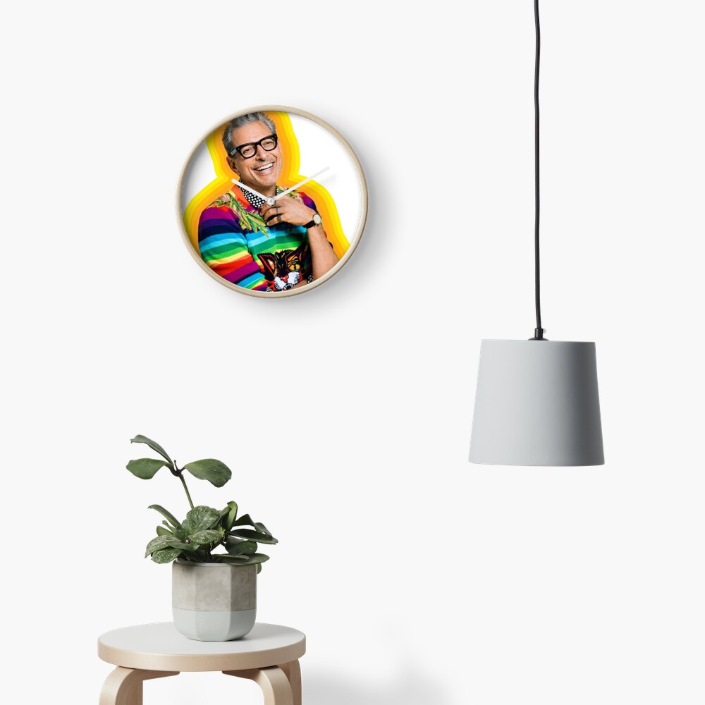 Jeff Goldblum of Happiness Clock