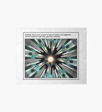Effects and Explosions to the Rescue Art Board