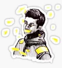Jumpsuit Yellow Pedals Sticker