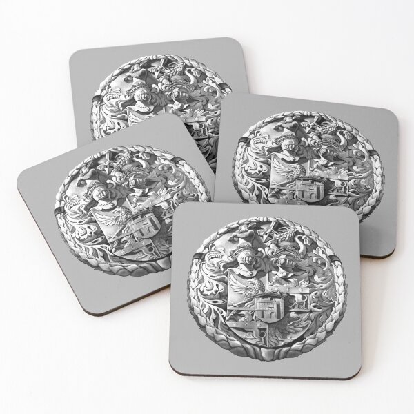 Genetti Coat-of-Arms (Stemma) Coasters (Set of 4)