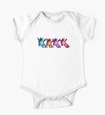 Giraffe Funny Color Heads Shirt One Piece - Short Sleeve