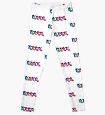 Giraffe Funny Color Heads Shirt Leggings